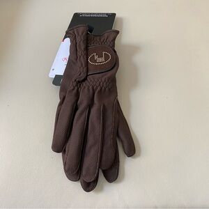 New with tag roeckl brown horse riding gloves size 7